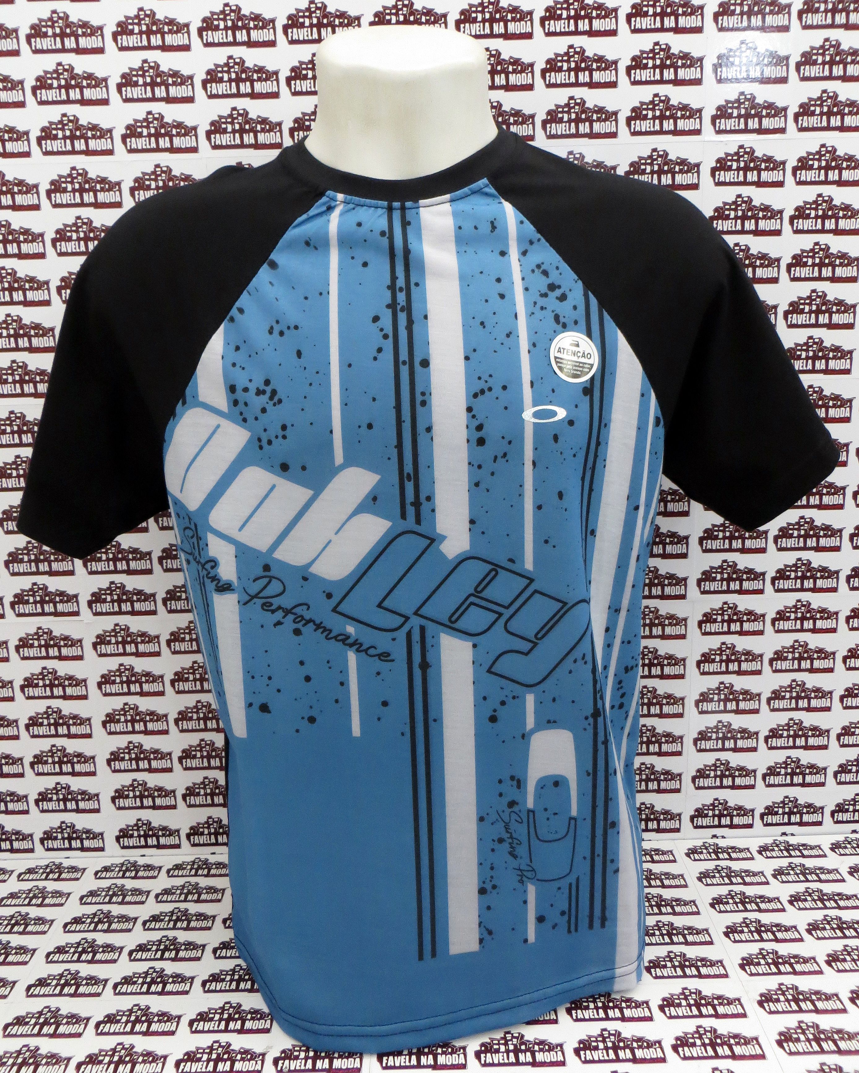 CAMISETA OAKLEY ESTAMPA - AZUL