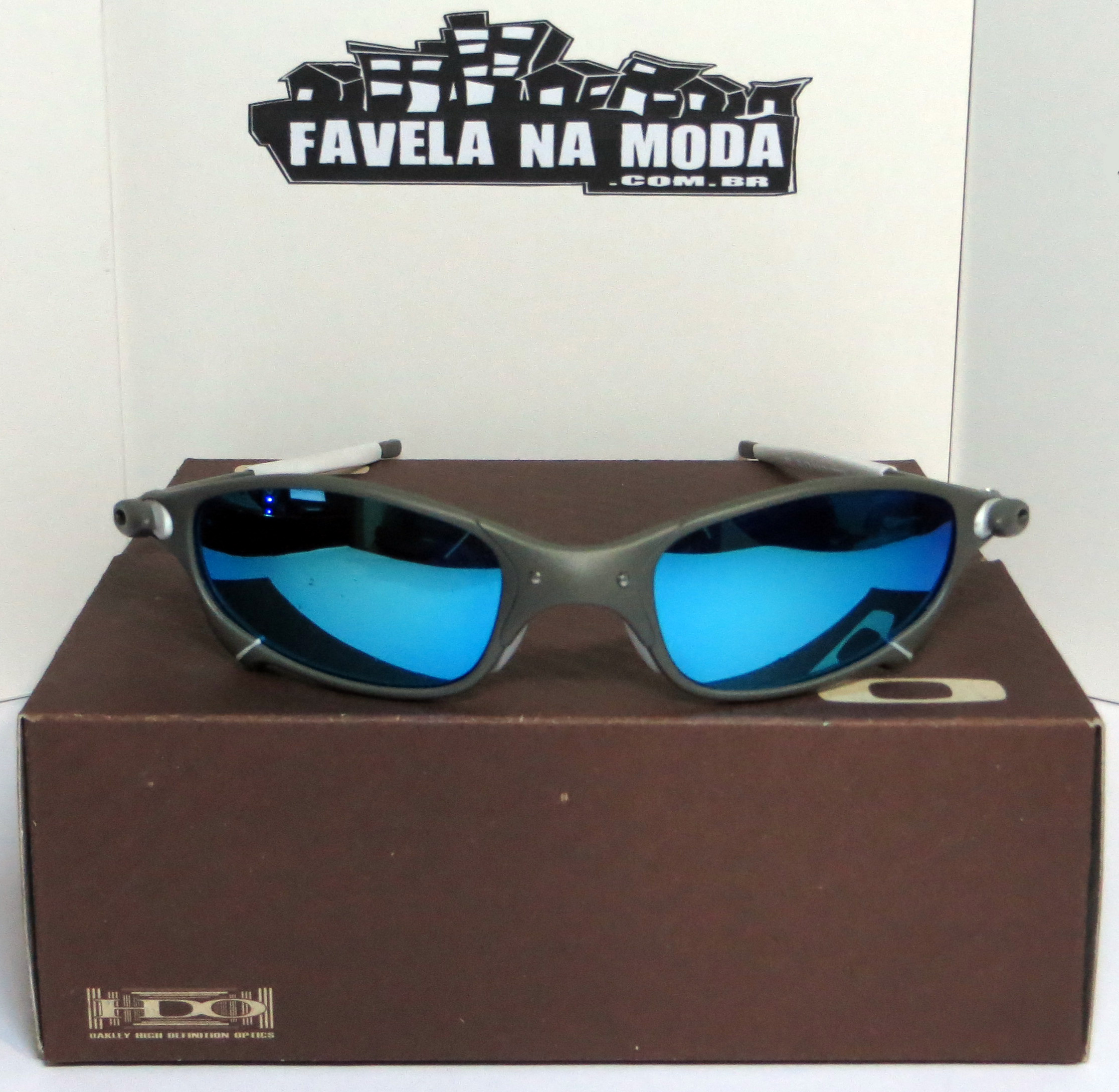 Juliet X-metal Pinada - Kit borracha azul - Lentes ice thug